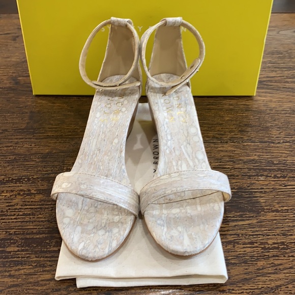 Sydney Brown Wedge Sandal Natural Fennel Size 40 - Picture 5 of 11